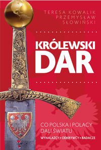 Zdjęcie okładki książki "Królewski dar". Na zdjęciu widoczna rękojeść miecza.