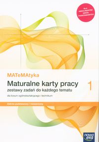 Zdjęcie okładki książki "MateMatyka. Maturalne karty pracy. Cz. 1".