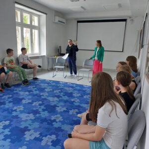 Spotkanie z młodzieżą z PSP nr 1 w Pionkach